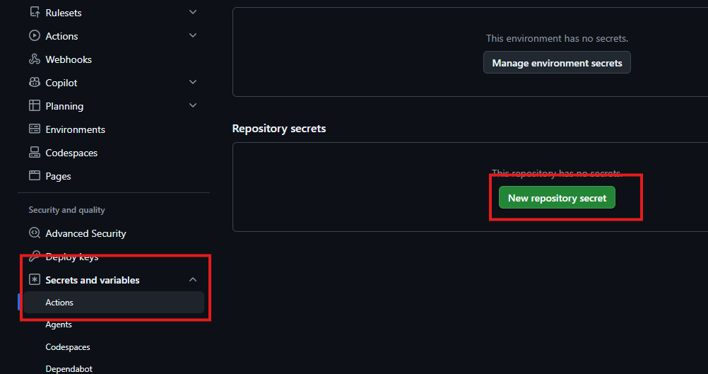 New Secret Button